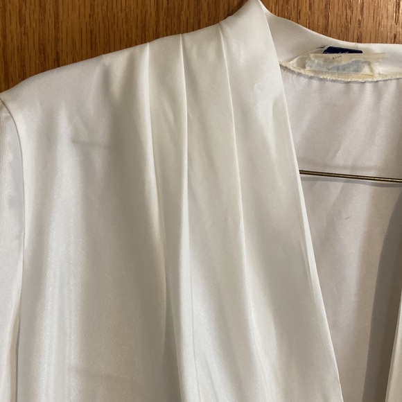 Vintage Judy Bond white Shirt Sleeve Blouse - Picture 5 of 8
